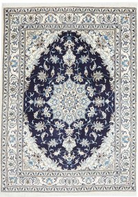 Nain Tappeto persiano 230 x 170 Blu (Iran) Annodato A Mano