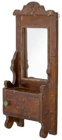 Specchio da parete con cornice in legno 17,5x43 cm Sehar - Bloomingville
