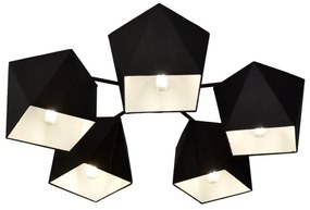 Lampadario ADAMANT 5xE27/15W/230V nero