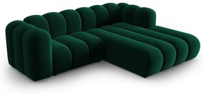 Divano angolare verde scuro ad angolo destro Lupine - Micadoni Home