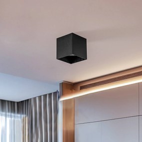 Nowodvorski Lighting Faretto Groove, angolare, 1 luce, nero