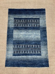 Loribaft Tappeto persiano 60 x 90 Blu (Iran) Annodato A Mano