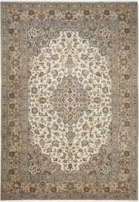 Kashan Tappeto 220 x 310 Beige (Iran) Annodato A Mano
