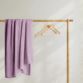 Coperta in microfibra viola lilla , 70 x 150 cm Henry - DecoKing