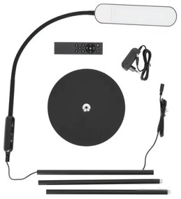 Lampada da terra dimmerabile a LED TEILO LED/10W/230V 3000/4000/6500K nero + +TC