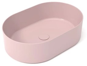 Lavabo da appoggio ovale in ceramica L 60 x H 17 x P 40 cm multicolore