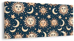 Quadro su tela – Sole e luna