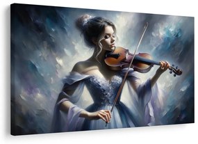 Quadro su tela – Violinista romantica