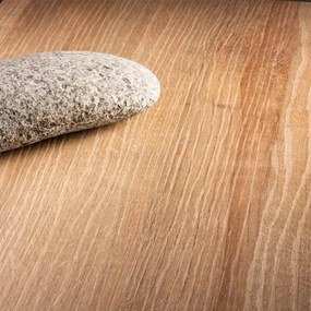 Mobile bagno sospeso 120 cm Master rovere doppio lavabo e 4 cassetti