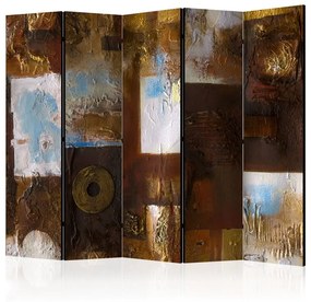 Paravento  Winter Landscape II [Room Dividers]  Colore Blu, Dimensioni e Misure 225x172