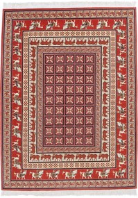Tabriz Tappeto 200 x 150 Rosa (Iran) Annodato A Mano