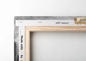 Quadro su tela – Danza africana in bianco e nero