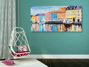 Quadro su tela – Dipinto a olio di Venezia