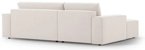Divano letto angolare beige (angolo sinistro) Jodie - Micadoni Home