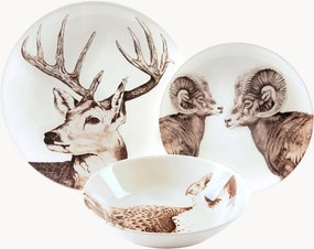 Set di 3 piatti Faune & Flore