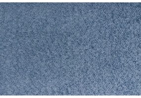 Letto matrimoniale imbottito blu con griglia 200x200 cm Tina - Ropez