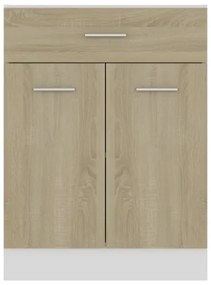 Armadio con Cassetto Rovere Sonoma 60x46x81,5 cm in Truciolato