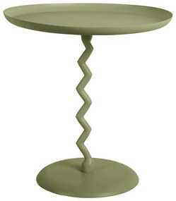 Tavolino rotondo in metallo ø 40 cm Zig Zag – Leitmotiv