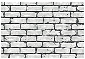 Carta da parati – Mattone Grigio Dipinto