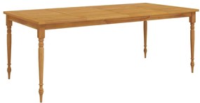 Tavolo batavia 200x100x75 cm in legno massello di teak