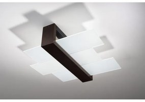 Sollux SL.0074 - Plafoniera FENIKS 2 2xE27/60W/230V wenge