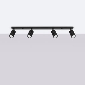 Sollux SL.1584 - Faretto KARBON 4xGU10/10W/230V nero