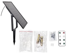 Aigostar - LED Striscia solare dimmerabile LED/20W/3,2V 20 m 2700K IP65 + +TC