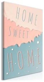 Quadro - Inscriptions: Home Sweet Home (1 Part) Vertical