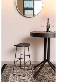 Sedia da bar nera 2 pz (altezza della seduta 62 cm) Tangle – White Label