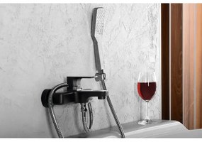 Sapho - Doccia a mano con sistema autopulente, cromo lucido