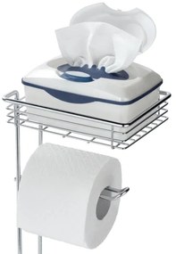 WENKO 24074800 - Porta carta igienica 16x59 cm cromo lucido