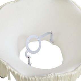 Paralume in tessuto beige con interno bianco 31,5/15/14 - Heritage