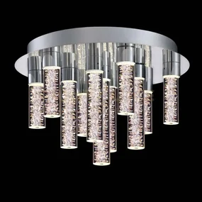 Plafoniera led 11 luci crackle mx19020106-11achr cromo