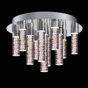 Plafoniera led 11 luci crackle  mx19020106-11achr cromo