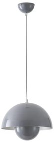 Lampadario a sospensione su cavo JARDEN 1xE27/15W/230V grigio