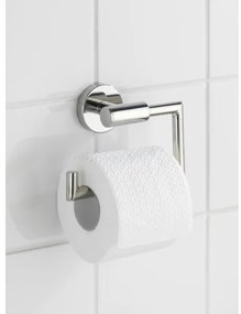 WENKO 20216100 - Porta carta igienica BOSIO SHINE 15 x 10,5 cm, in acciaio inossidabile finitura argento