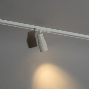 Faretto moderno bianco per sistema binario monofase - Iconic Kohua