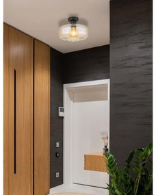 Globo 15566DA - Lampadario a plafone GIUSEPPE 1xE27/40W/230V diametro 28 cm limpido