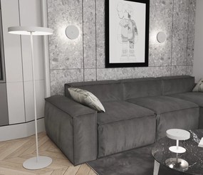 Lampade Da Scrivania Minimal Poseidone Acciaio Bianco 2 Luci G9 Ip20
