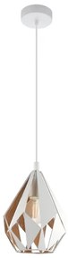 Eglo 43001 - Lampadario a sospensione con filo CARLTON 1xE27/60W/230V