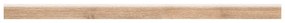 Piastrella battiscopa Basic in gres porcellanato miele L 120 x H 6.5 cm x Sp 9 mm opaco confezione da 7.2 ml