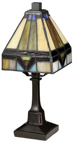 Abatjour Tiffany Holmes Metallo Bronzo Vintage 1 Luce E14