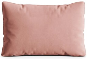 Cuscino per divano rosa con rivestimento in velluto Kemi – Cosmopolitan Design