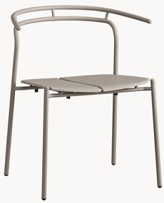 Sedia con braccioli da giardino in metallo Novo