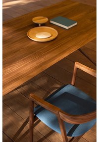 Sedia da pranzo blu/marrone Muna – Gazzda