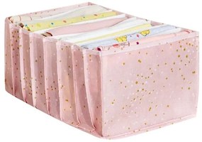 Organizzatore per armadi 37,5x24,5x17,5 cm rosa