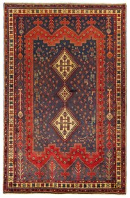 Afshar Tappeto 210x140 (Iran) Annodato A Mano