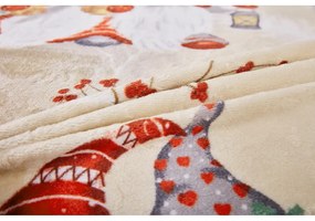 Biancheria da letto marrone chiaro in micropile per letto singolo 140x200 cm Goblin – My House