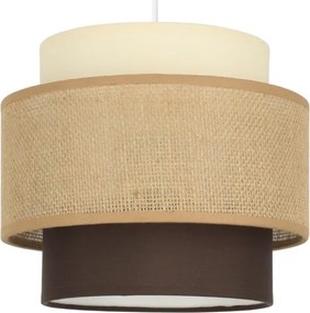 Brilagi - Lampadario a sospensione su cavo RESNA 2xE27/60W/230V Ø 30 cm beige/nero