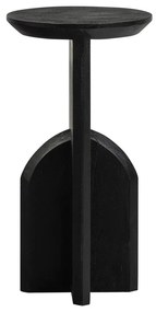 Tavolino rotondo in acacia massiccia ø 30 cm Kioni – WOOOD